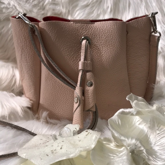 Vera Pelle Handbags - VERA PELLE LEATHER CROSSBODY PURSE